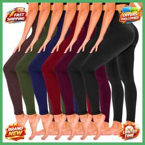 High Waisted Yoga Pants with Pockets Ultra Soft Tummy Control Leggings Women